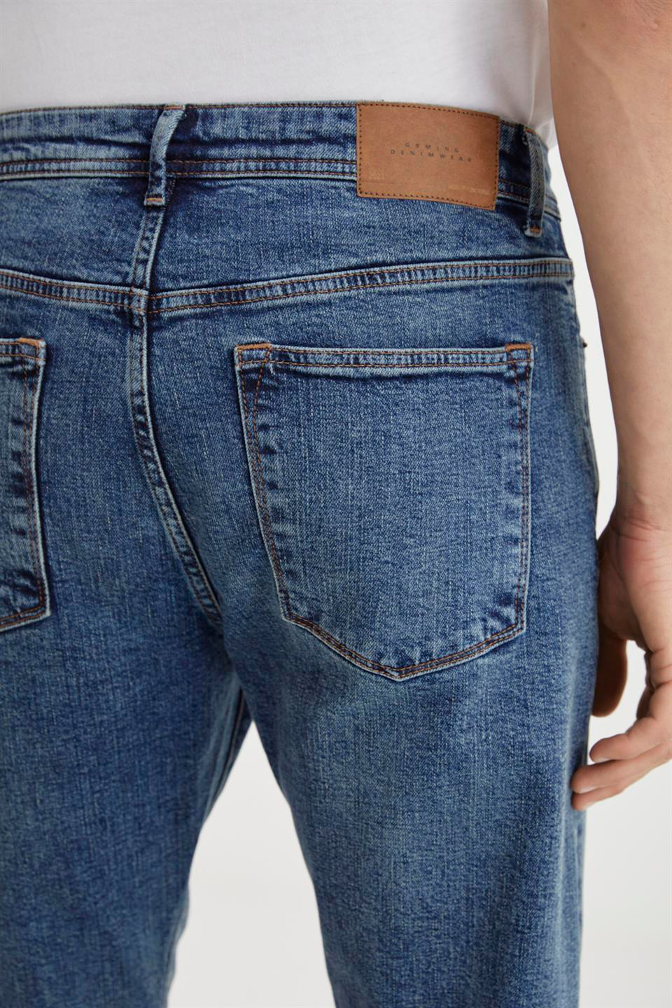 ANTONIA  Regular Açık Mavi Tekli Jeans