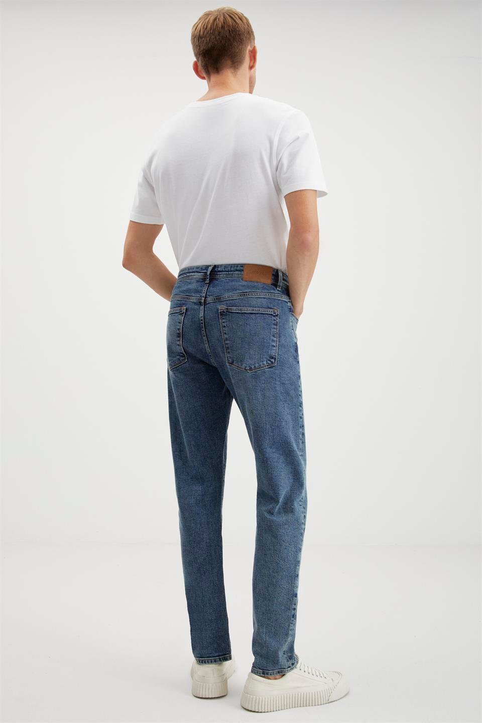 ANTONIA  Regular Açık Mavi Tekli Jeans