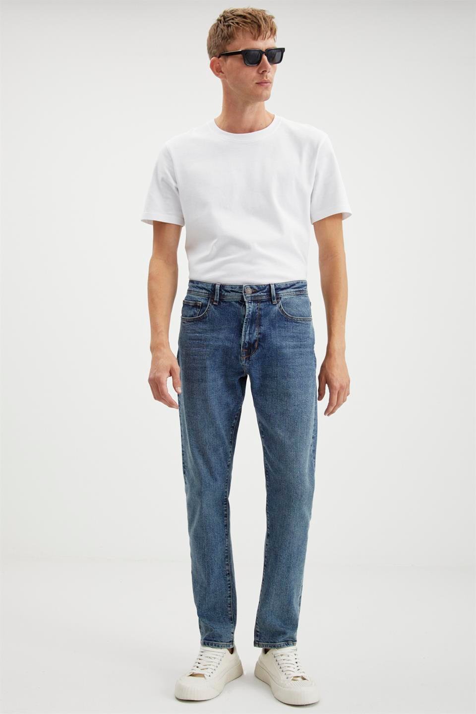 ANTONIA  Regular Açık Mavi Tekli Jeans