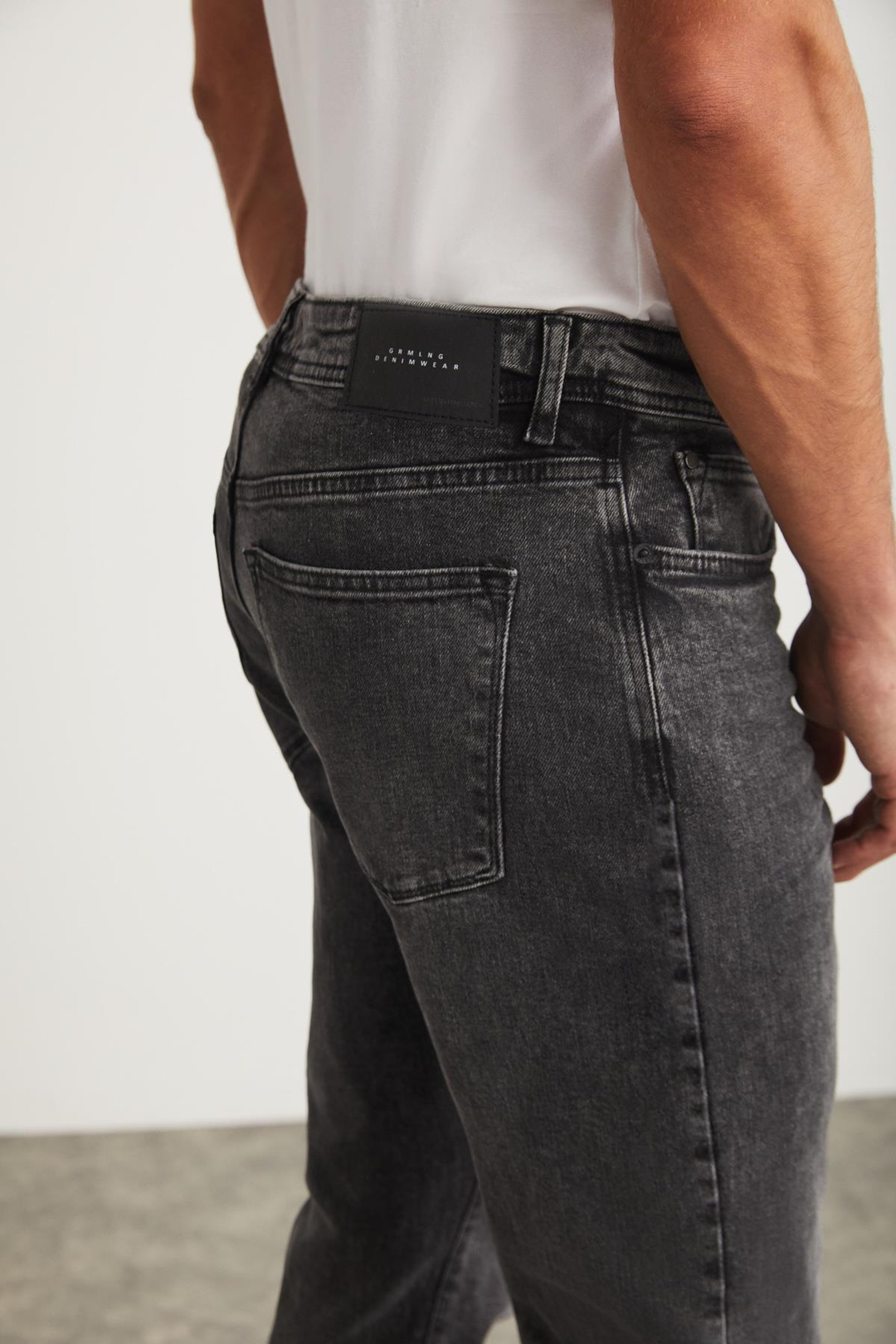 ANTONIA  Regular Gri Tekli Jeans