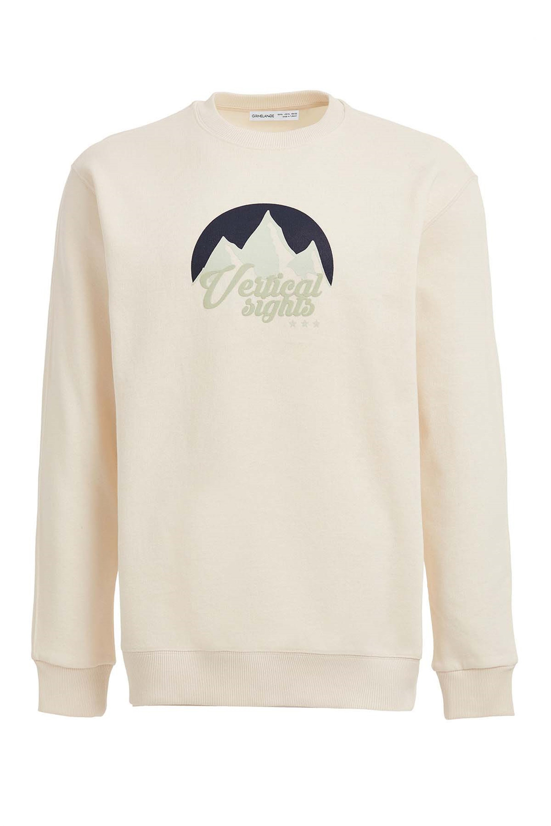 ARCTIC Örme Comfort Fit Ekru  Sweatshirt