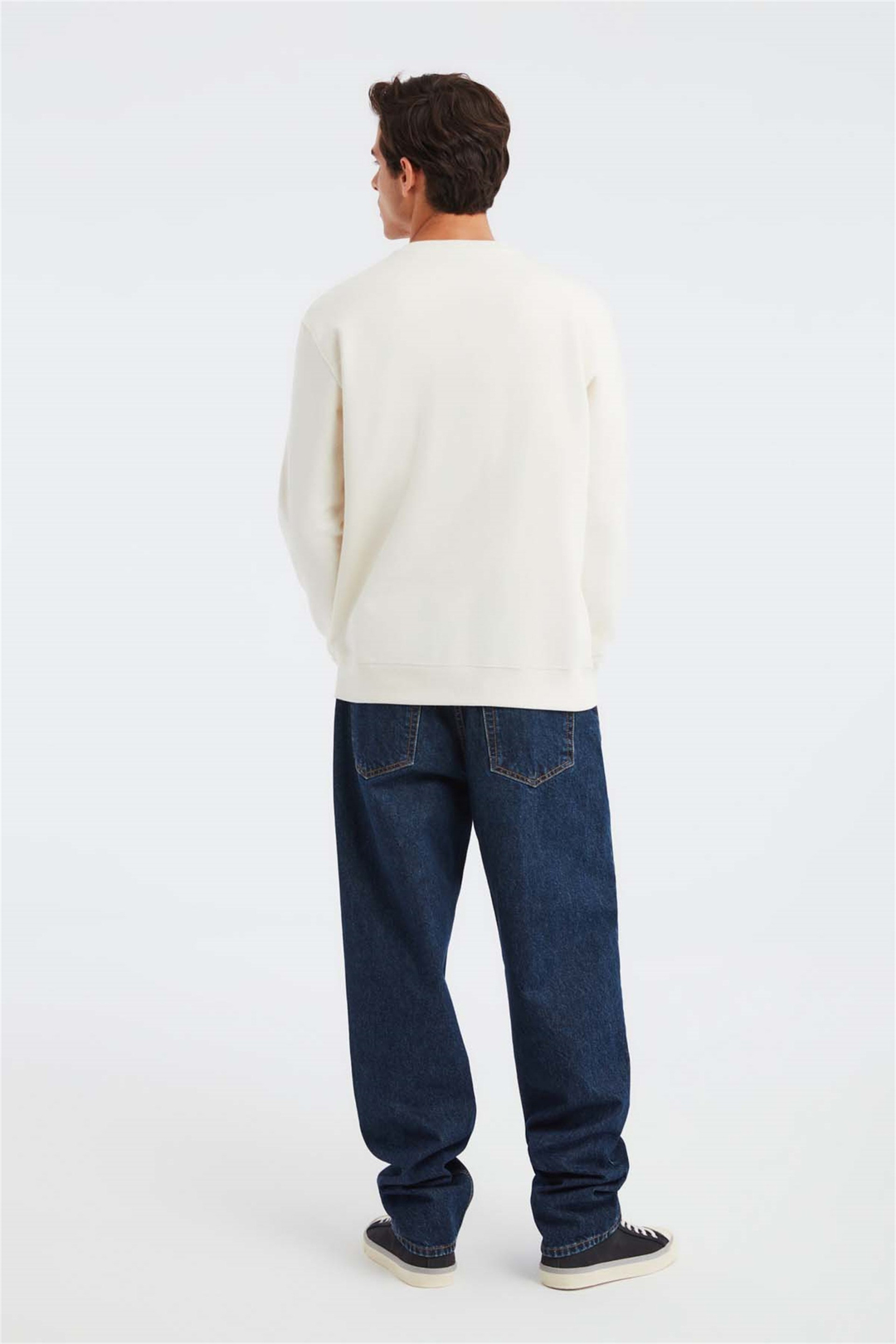 ARCTIC Örme Comfort Fit Ekru  Sweatshirt