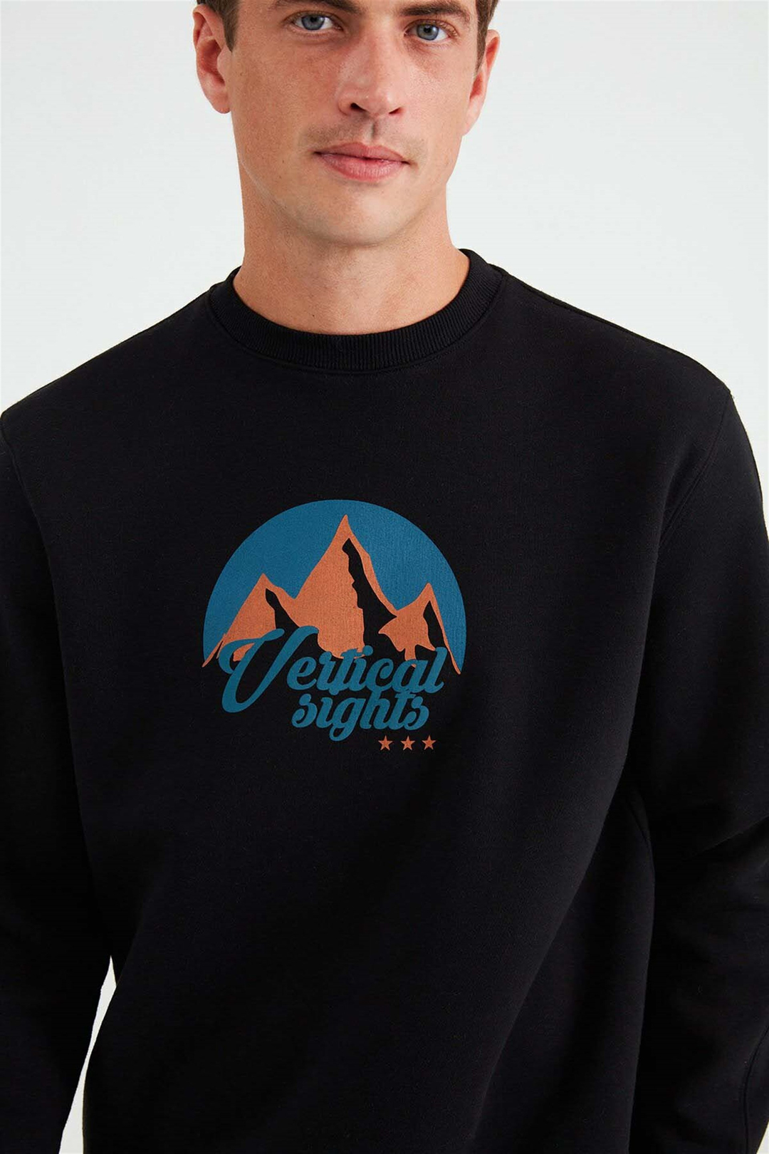 ARCTIC Örme Comfort Fit Siyah  Sweatshirt