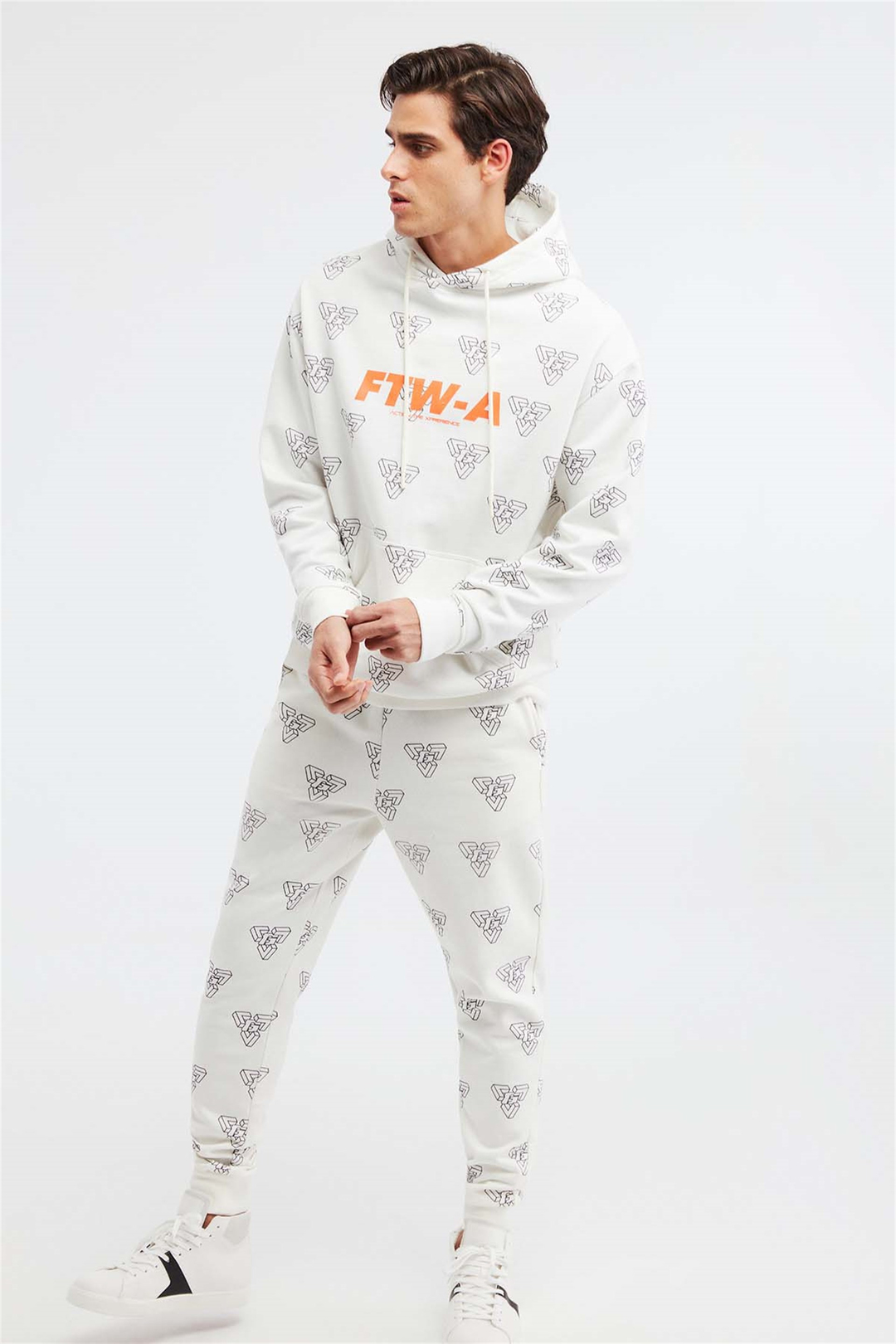ARROWS Örme Oversize Ekru  Sweatshirt