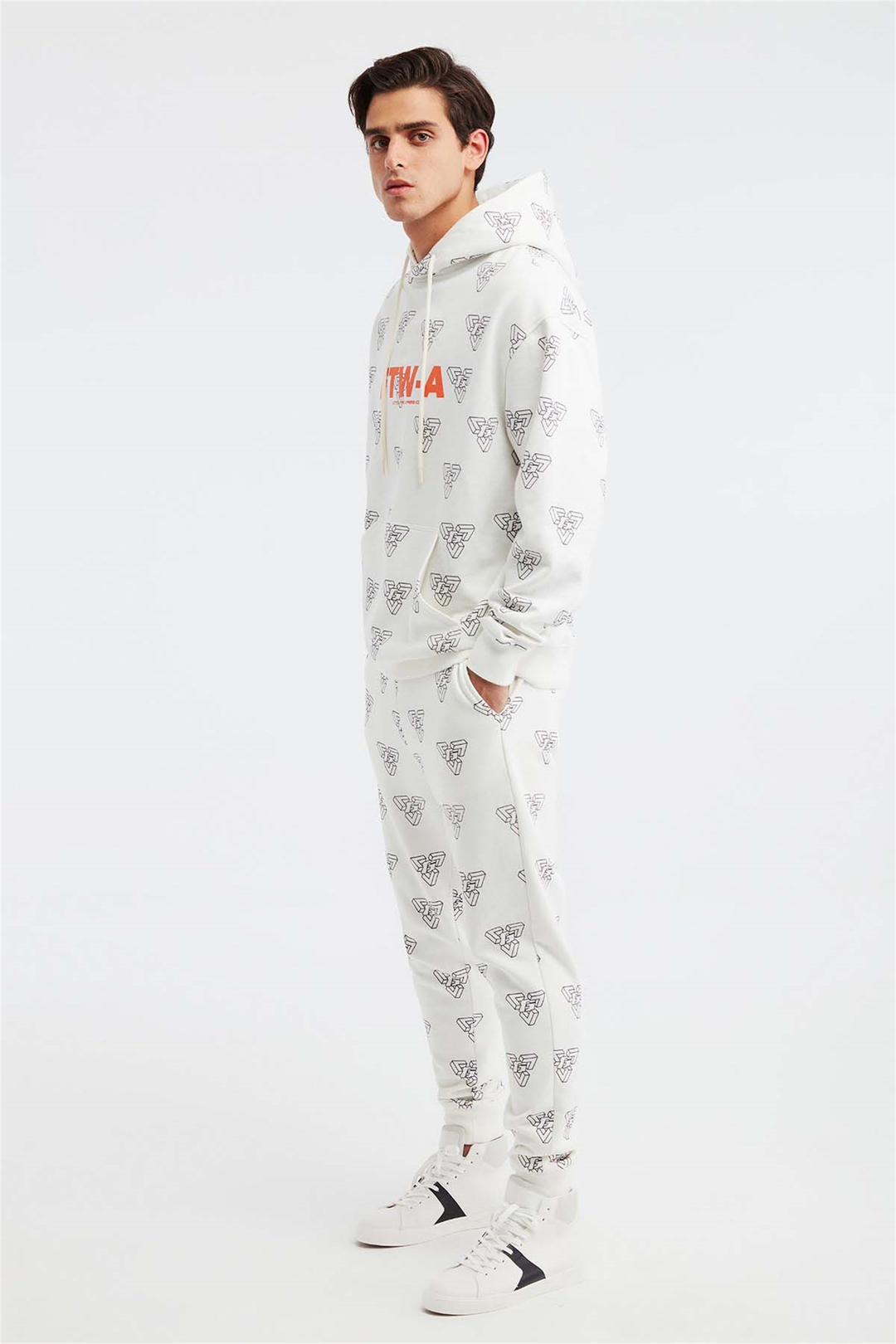 ARROWS Örme Oversize Ekru  Sweatshirt