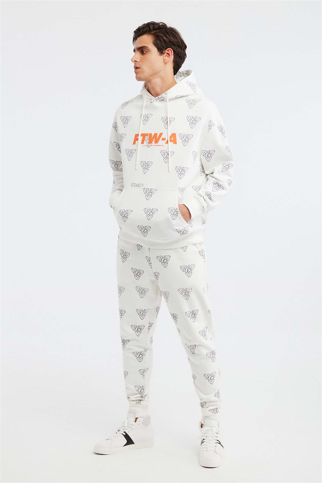 ARROWS Örme Oversize Ekru  Sweatshirt