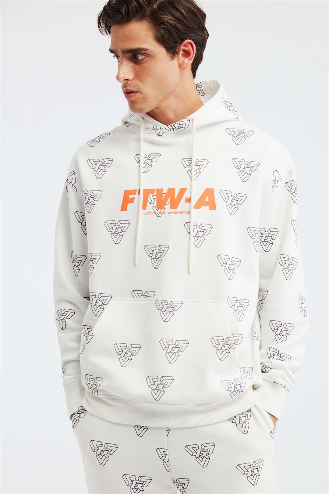 ARROWS Örme Oversize Ekru  Sweatshirt