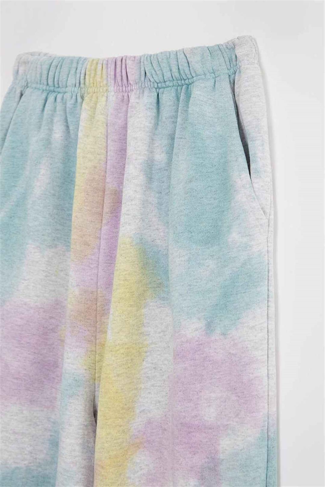 ASHA Kadın Çok Renkli Batik  Comfort Fit Eşofman Altı