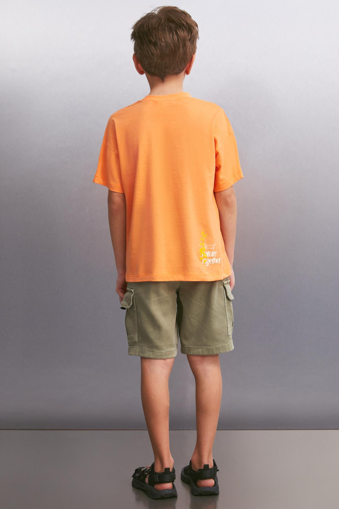 BAIRD  Relaxed Somon Tekli T-Shirt