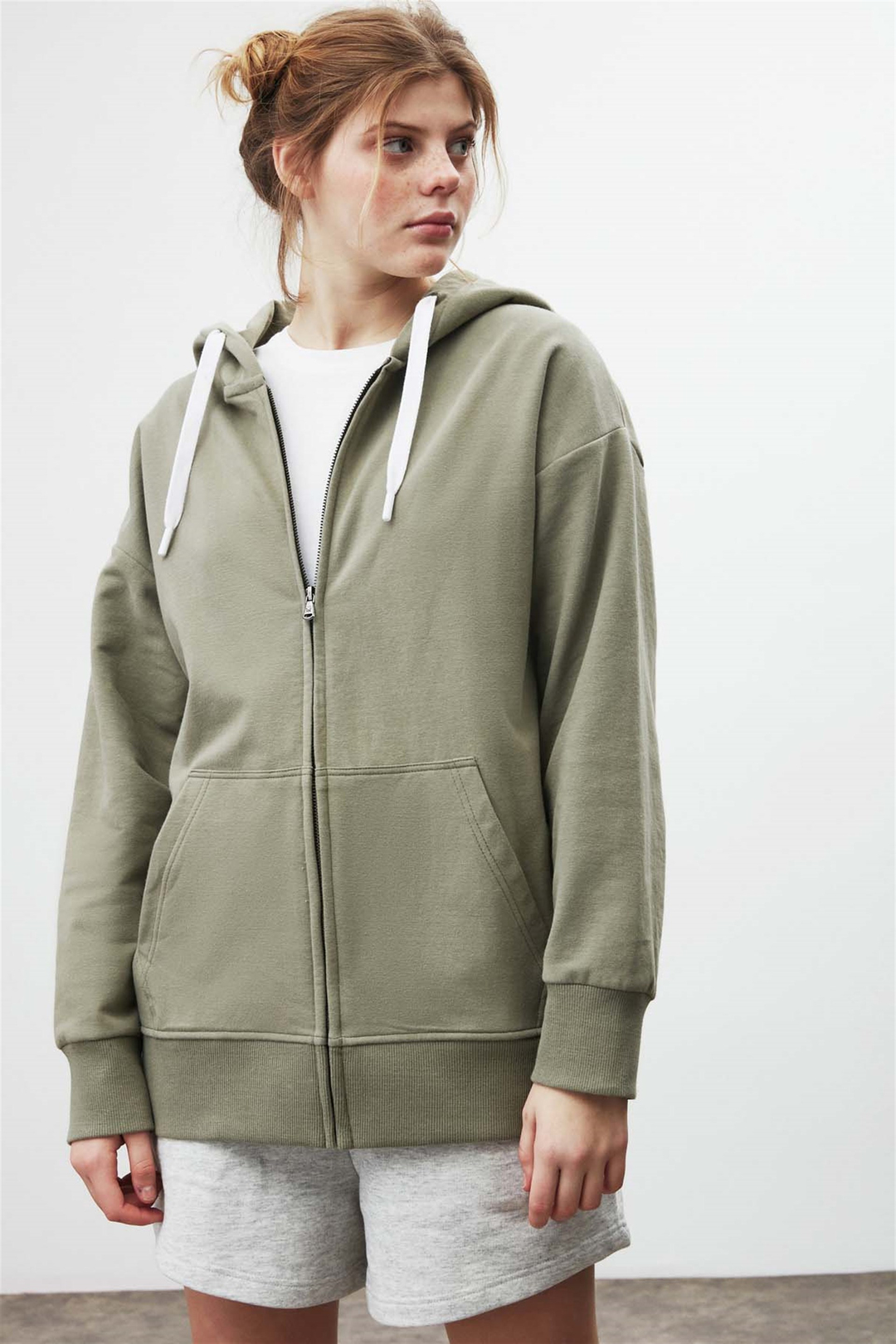 BANNY Örme Comfort Fit Haki  Sweatshirt