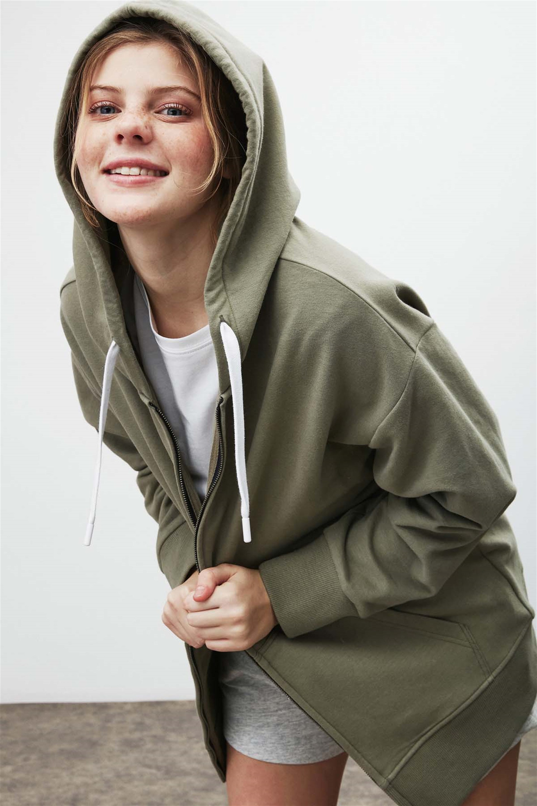 BANNY Örme Comfort Fit Haki  Sweatshirt