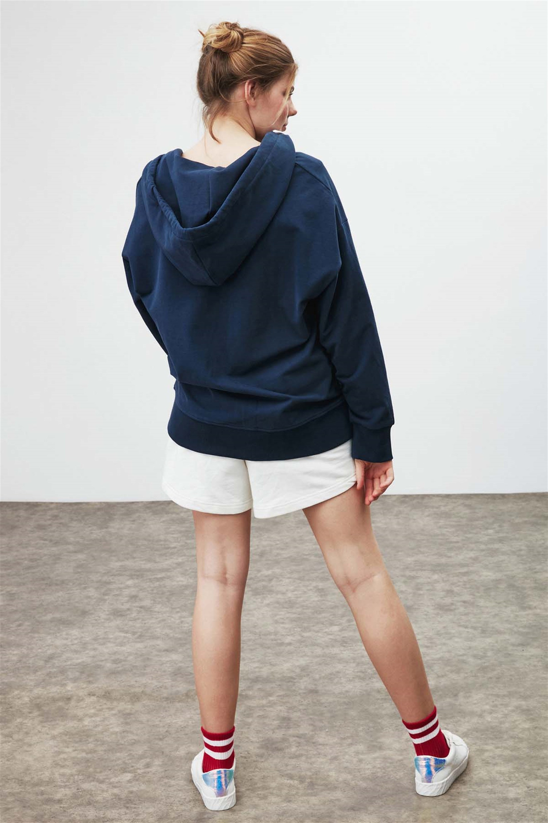BANNY Örme Comfort Fit Lacivert  Sweatshirt