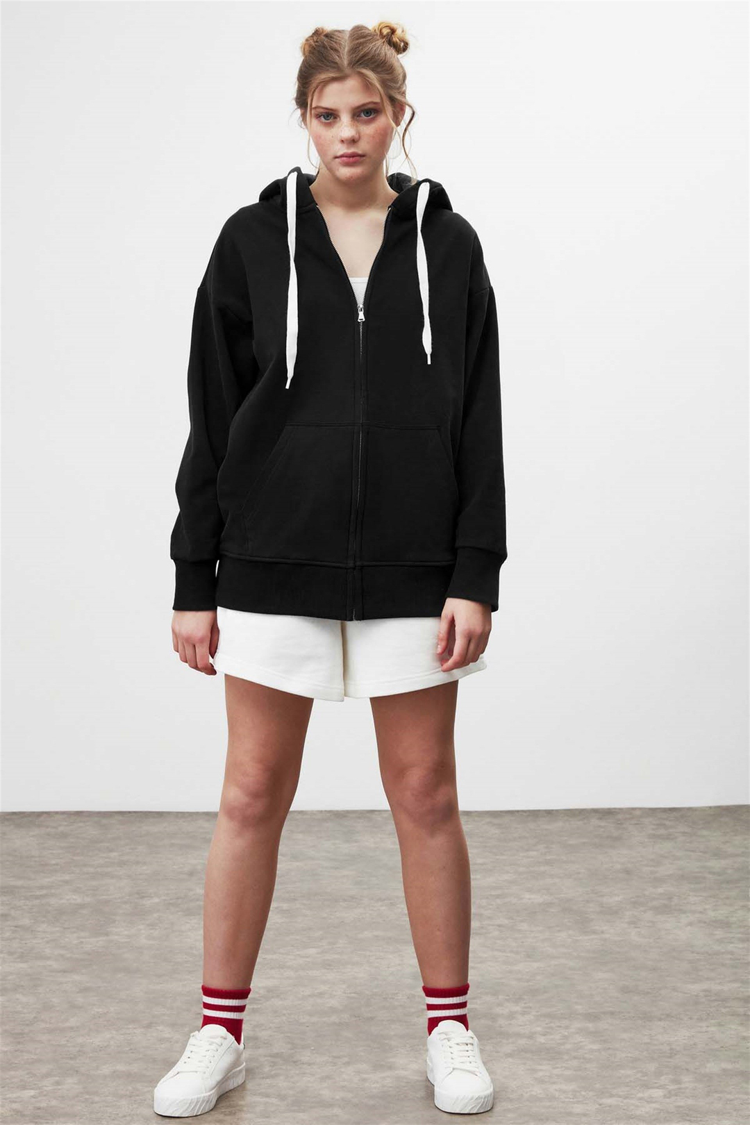 BANNY Örme Comfort Fit Siyah  Sweatshirt