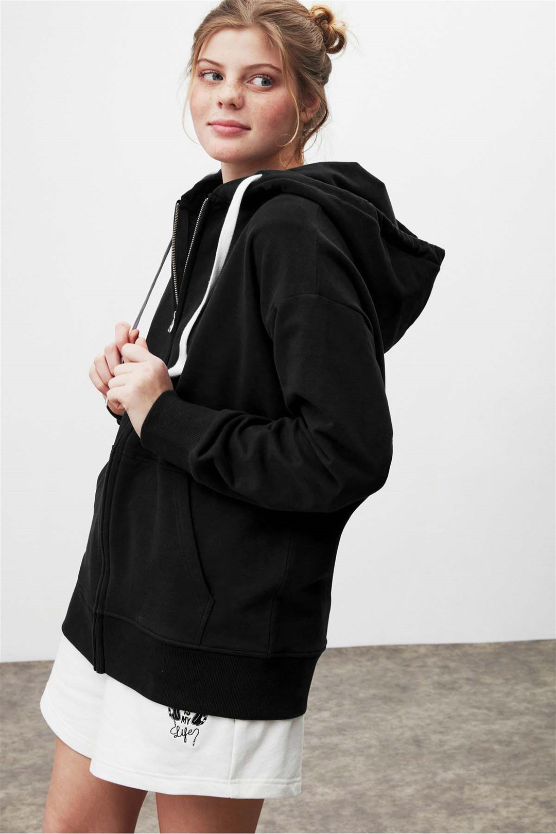 BANNY Örme Comfort Fit Siyah  Sweatshirt