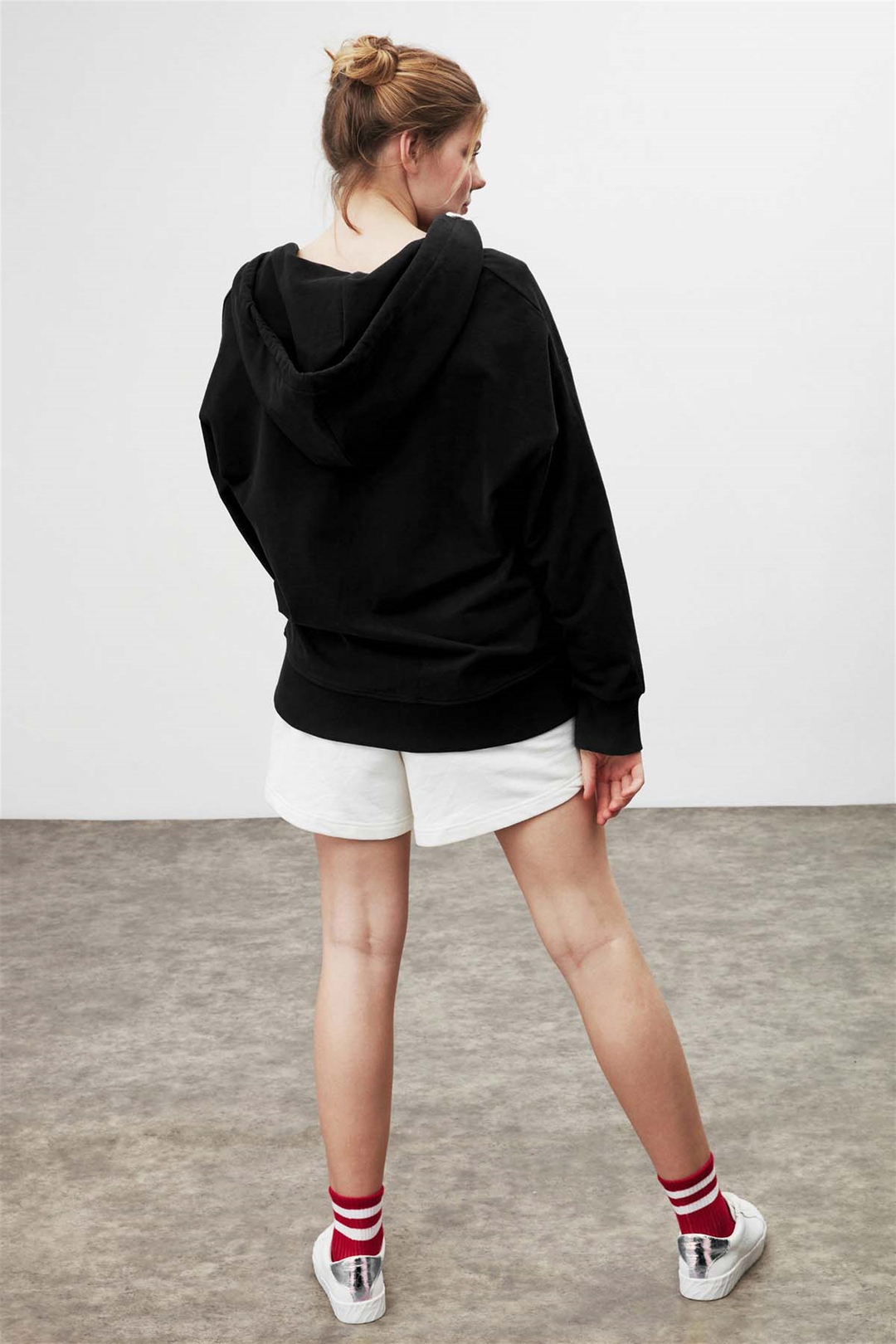 BANNY Örme Comfort Fit Siyah  Sweatshirt