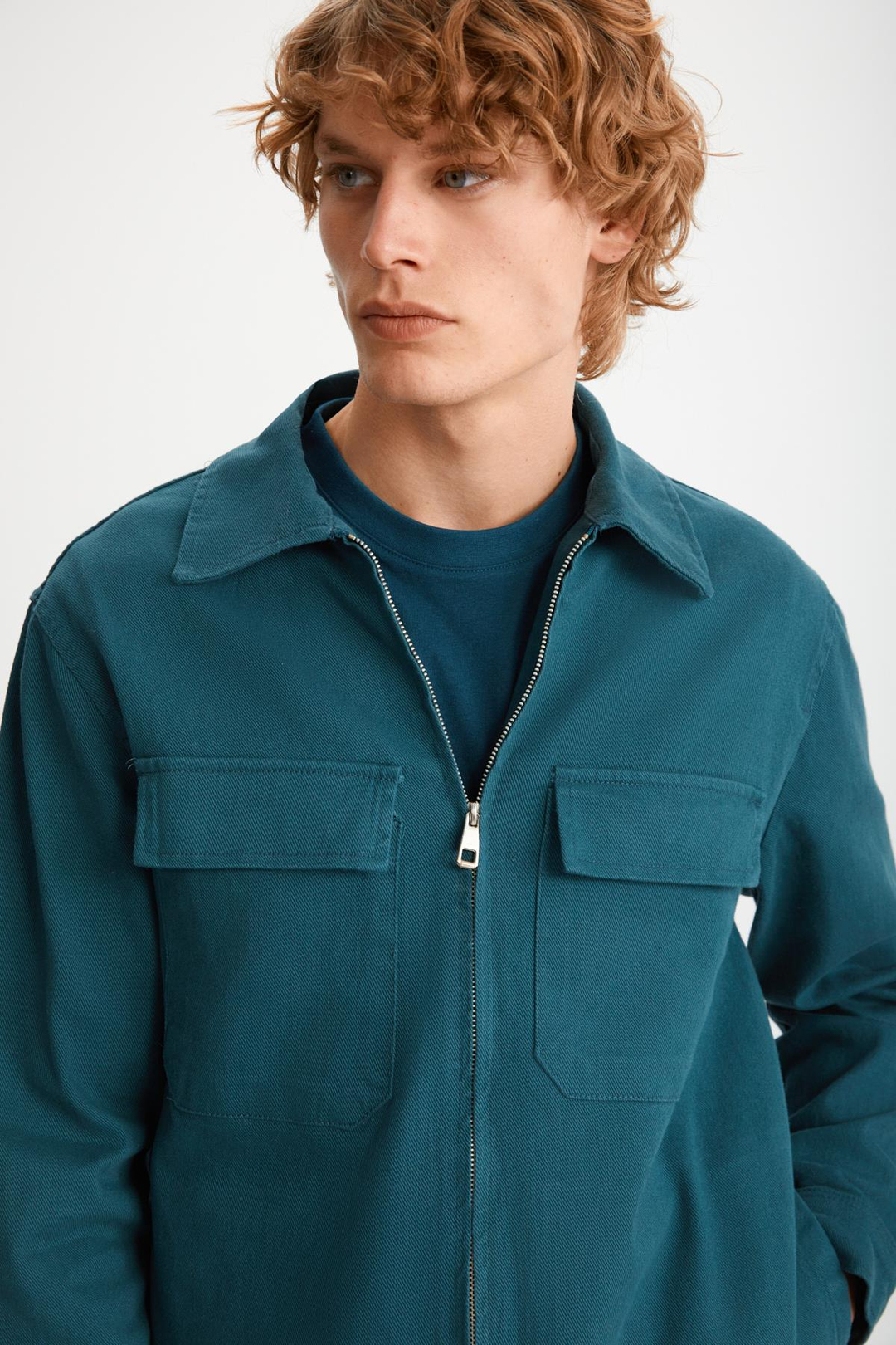 BENNY Basic Relaxed Petrol Yeşili Tekli Ceket