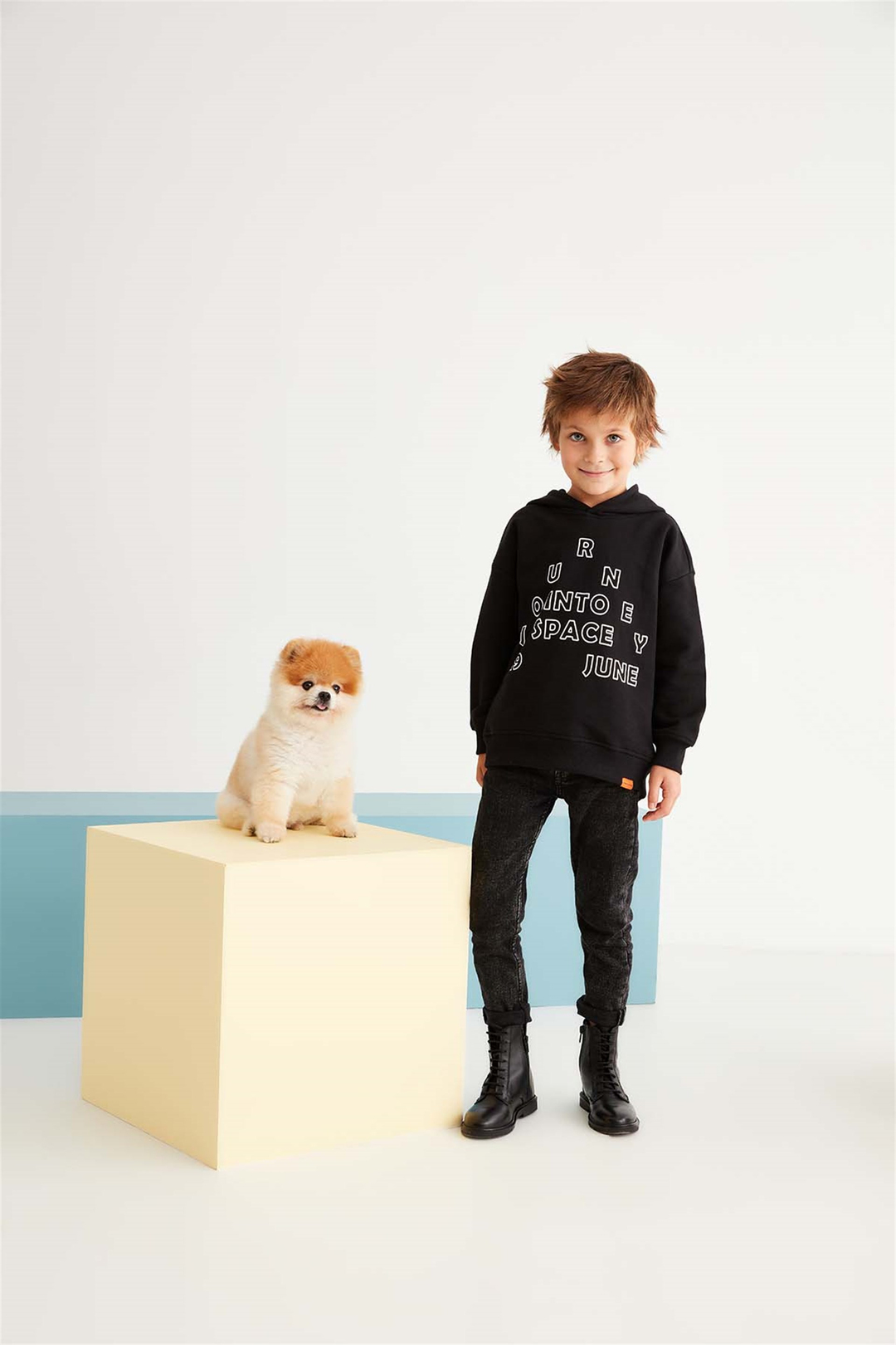 BENTON Örme Comfort Fit Siyah  Sweatshirt