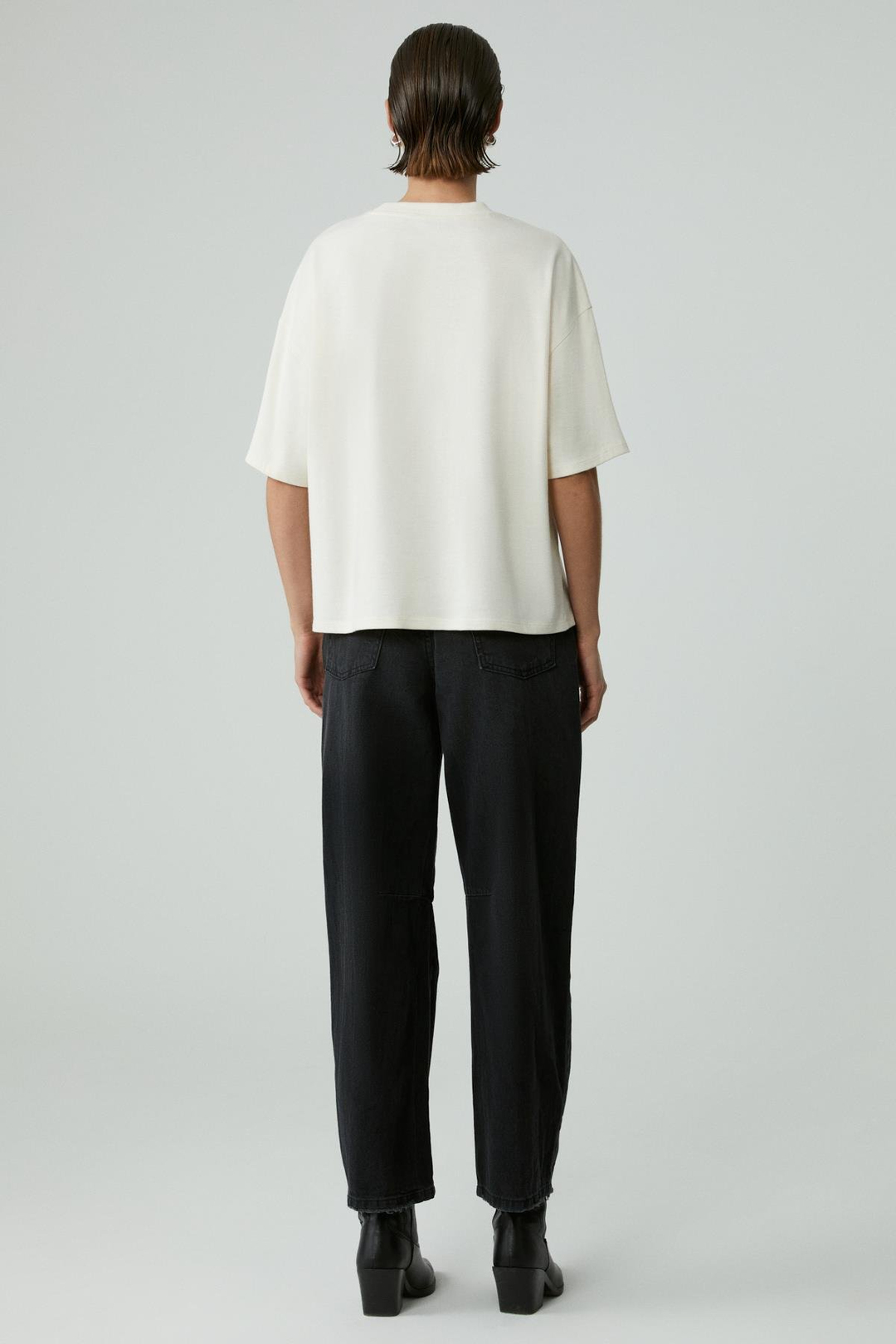 BERRIE Kadın Regular Baskılı Yuvarlak Yaka Ekru T-Shirt