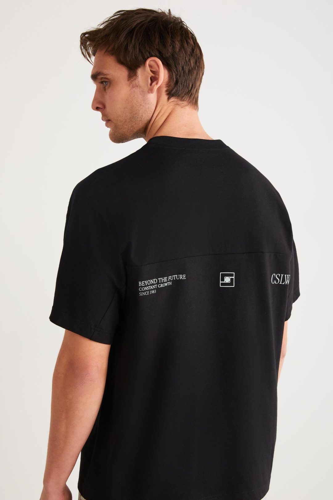 BRATT Basic Regular Siyah Tekli T-Shirt
