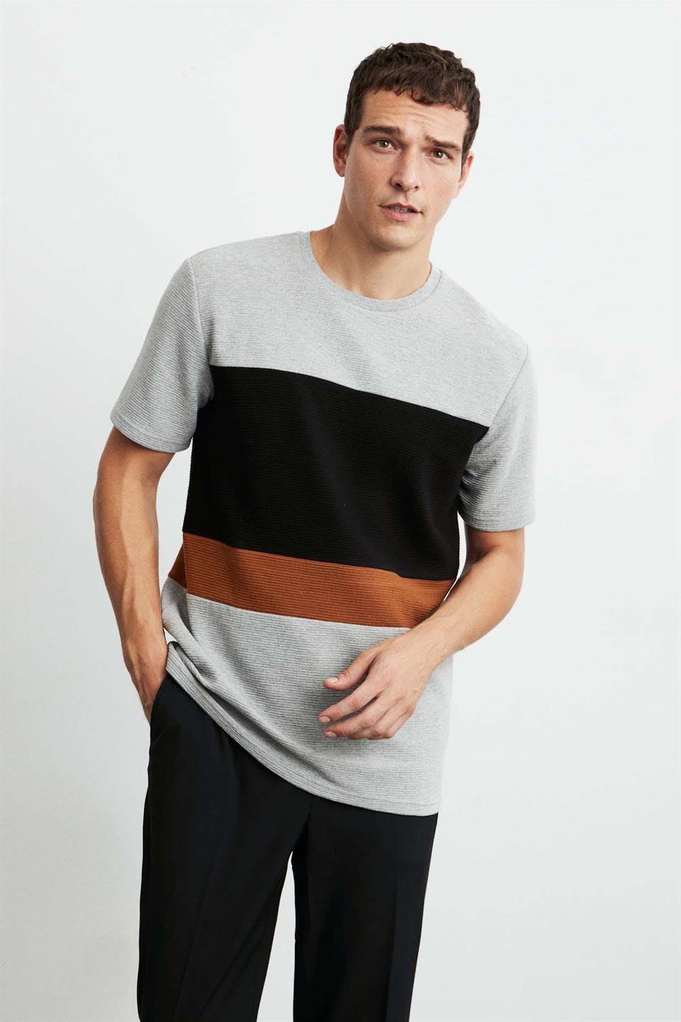 BRIAN Örme  Grimelanj  T-Shirt