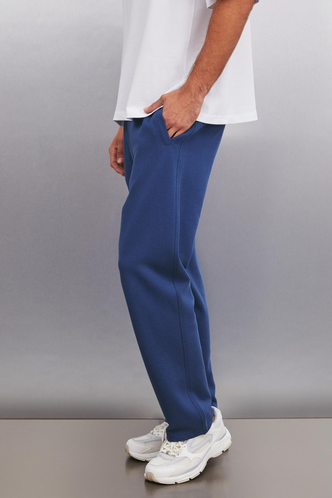 BRYCE   Koyu Mavi Tekli Eşofman Altı