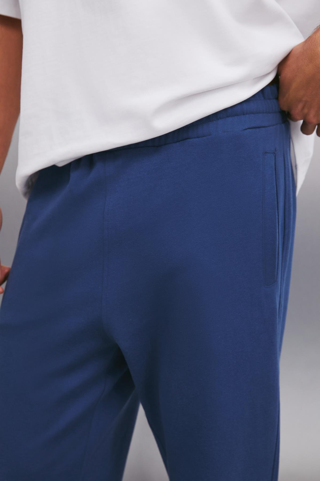 BRYCE   Koyu Mavi Tekli Eşofman Altı