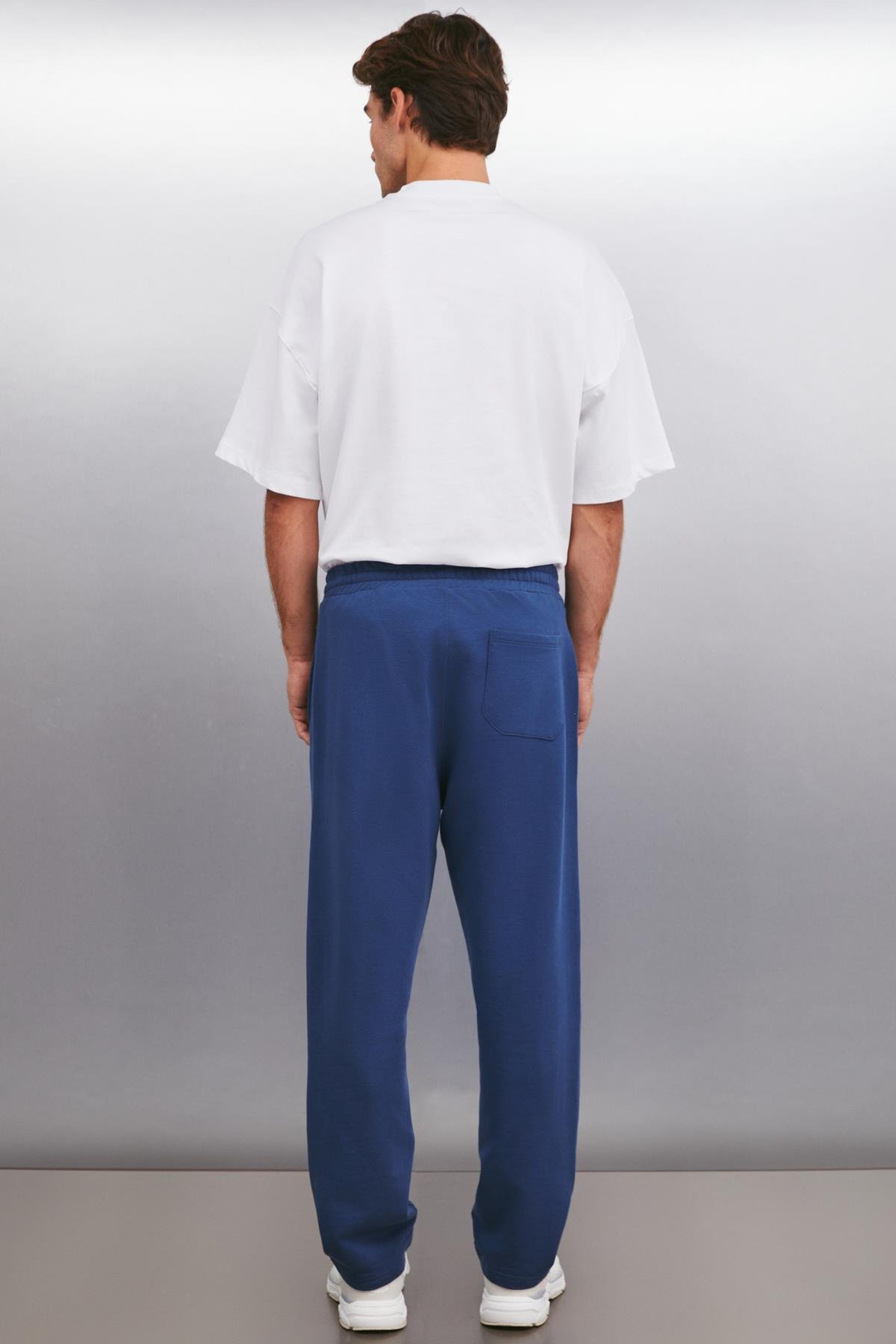 BRYCE   Koyu Mavi Tekli Eşofman Altı