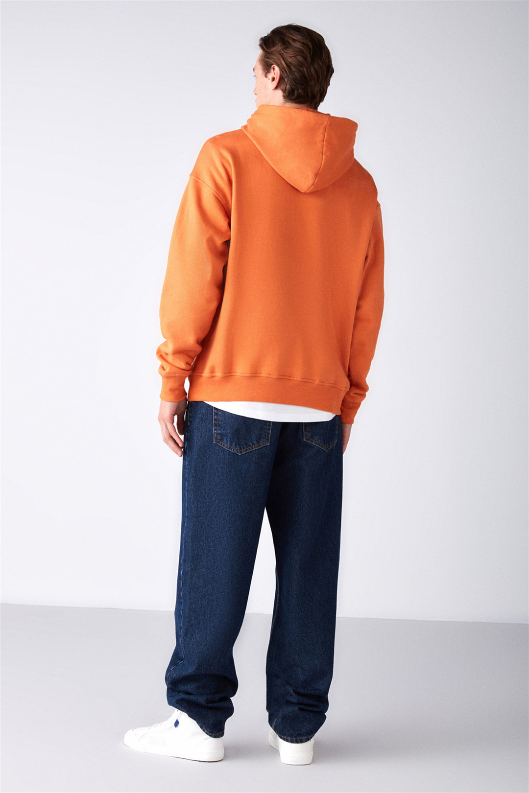 CALDERA Örme Oversize Turuncu  Sweatshirt