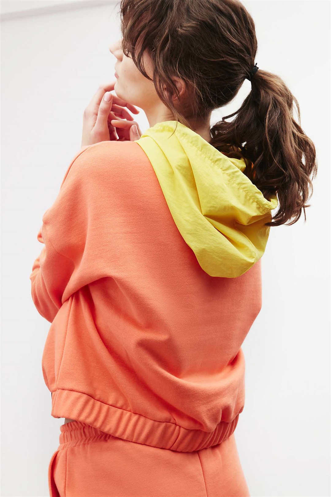 CARMEN Örme Regular Fit Turuncu  Sweatshirt