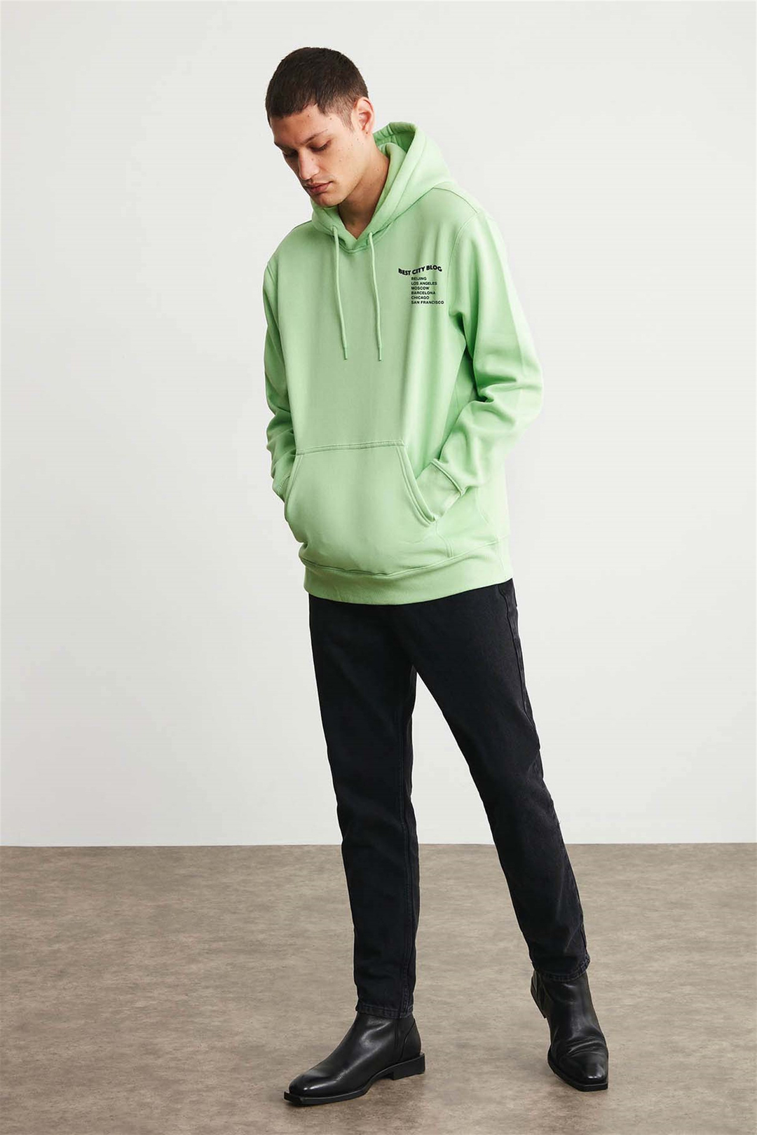 CARTER Örme Comfort Fit Açık Yeşil  Sweatshirt
