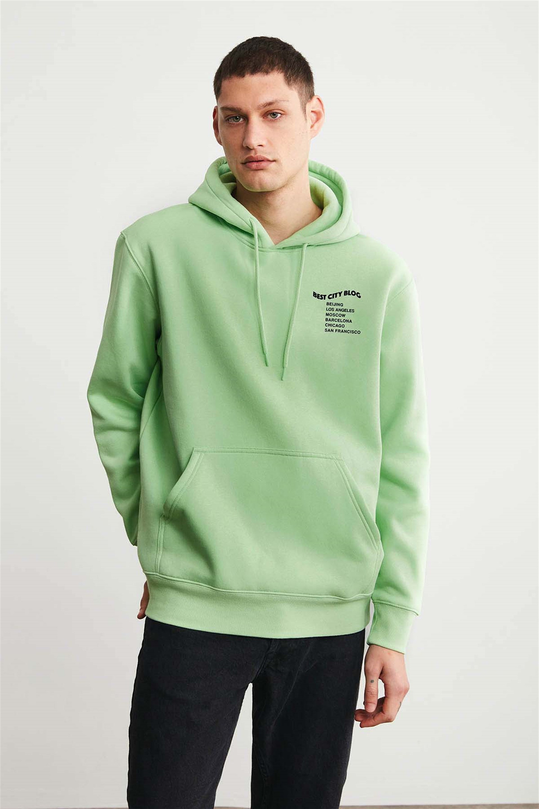 CARTER Örme Comfort Fit Açık Yeşil  Sweatshirt