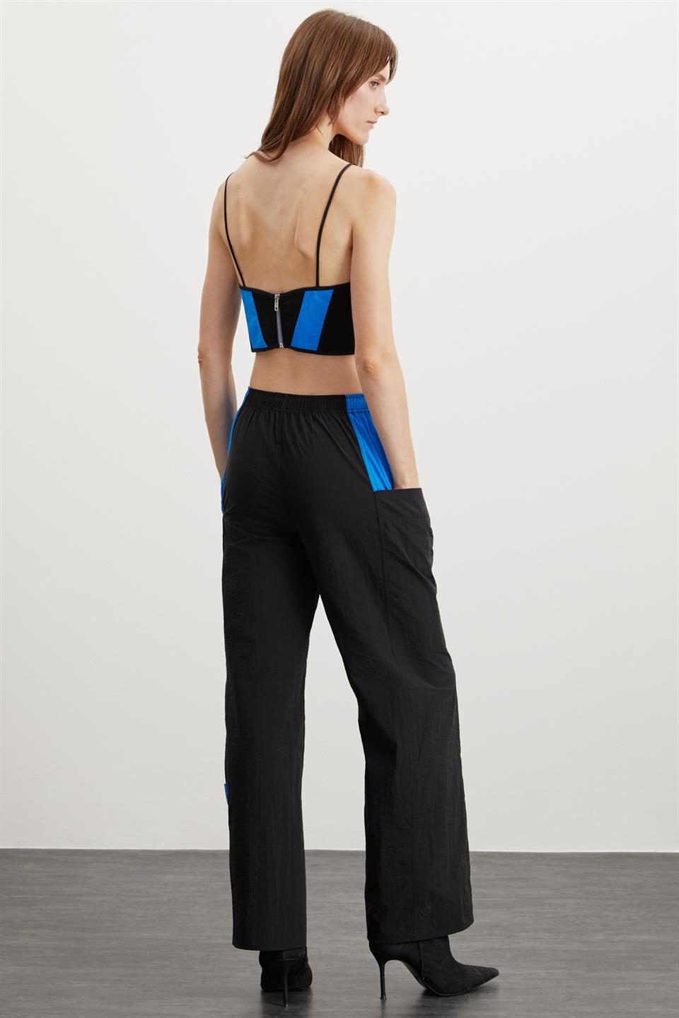 COLETTE  Relaxed Siyah - Saks Tekli Büstiyer