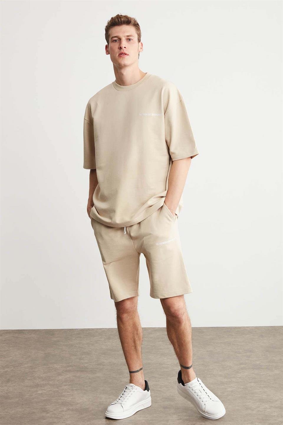 COLOMBIA Örme Regular Bej 2 Eşofman Takımı