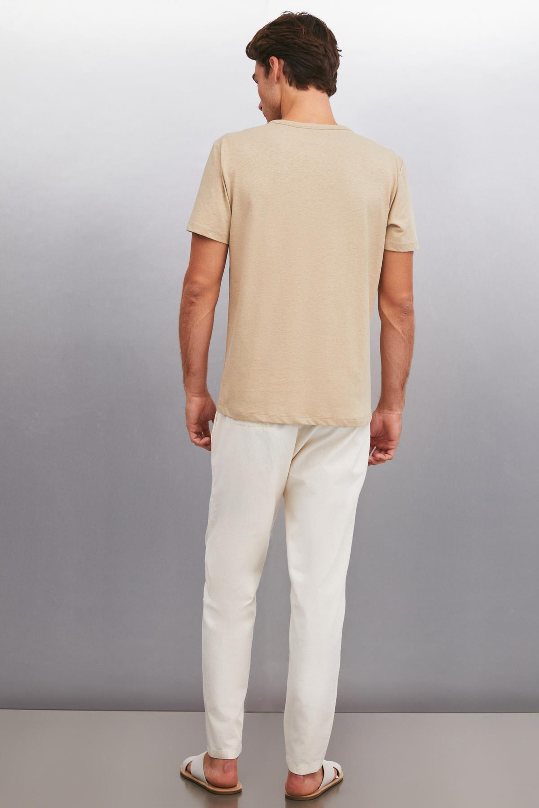 CONNER  Oversize Bej Tekli T-Shirt