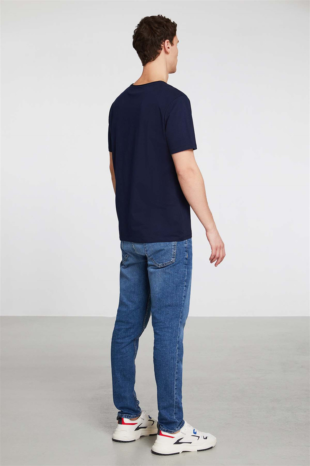 COOPER Örme Comfort Fit Lacivert  T-Shirt