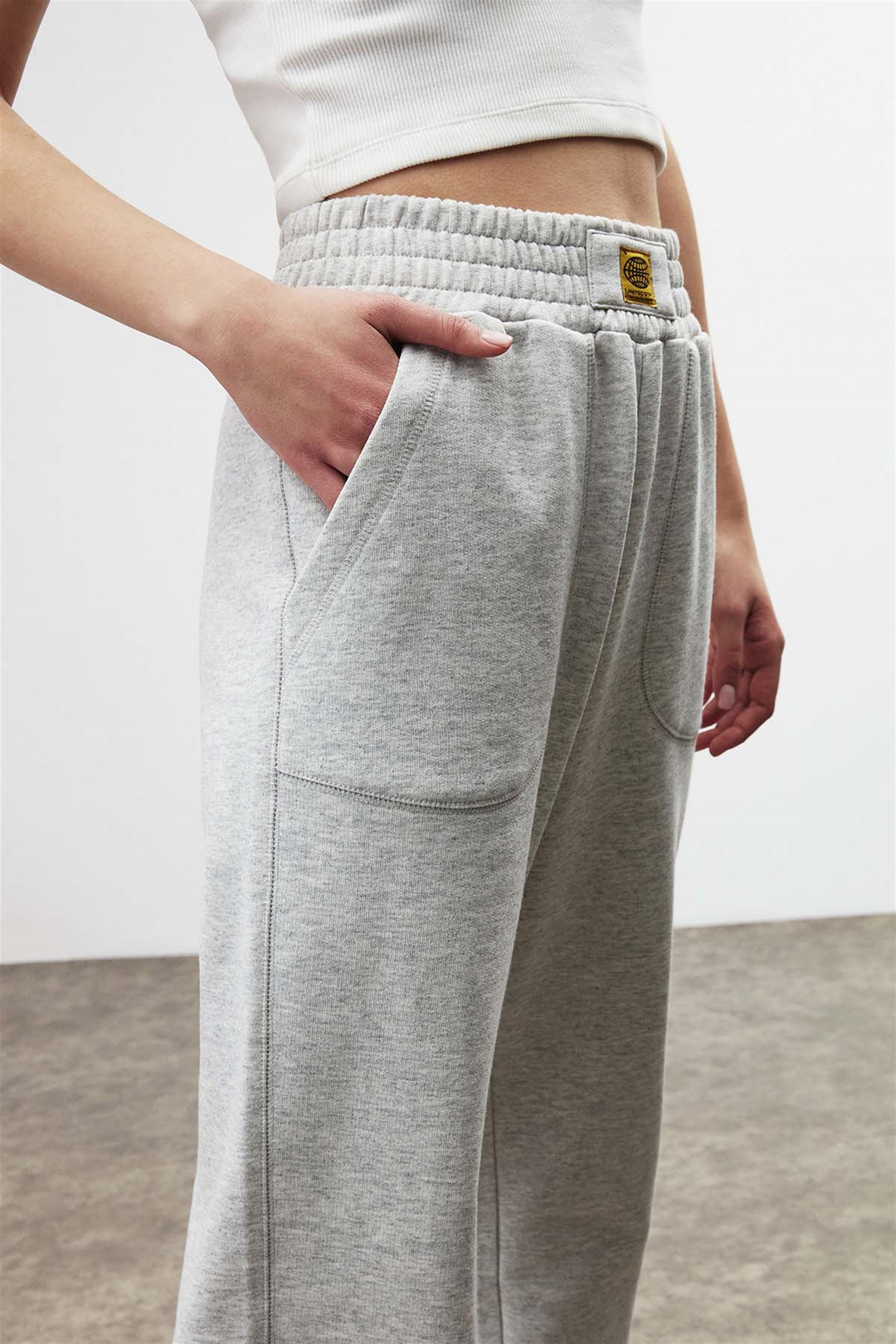 DAHLIA Örme Relaxed Fit Grimelanj  Eşofman Altı