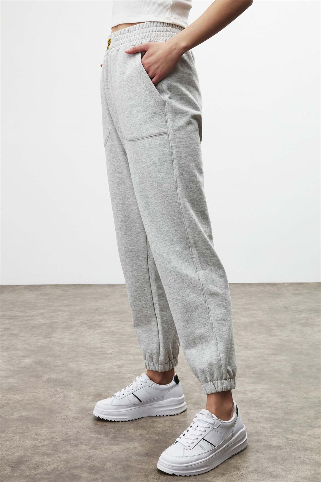 DAHLIA Örme Relaxed Fit Grimelanj  Eşofman Altı