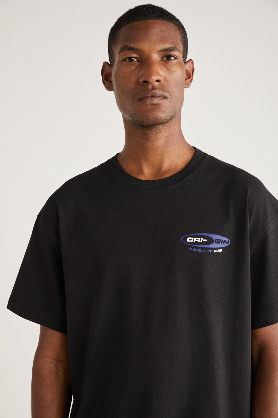 DALTON Basic Oversize Siyah Tekli T-Shirt