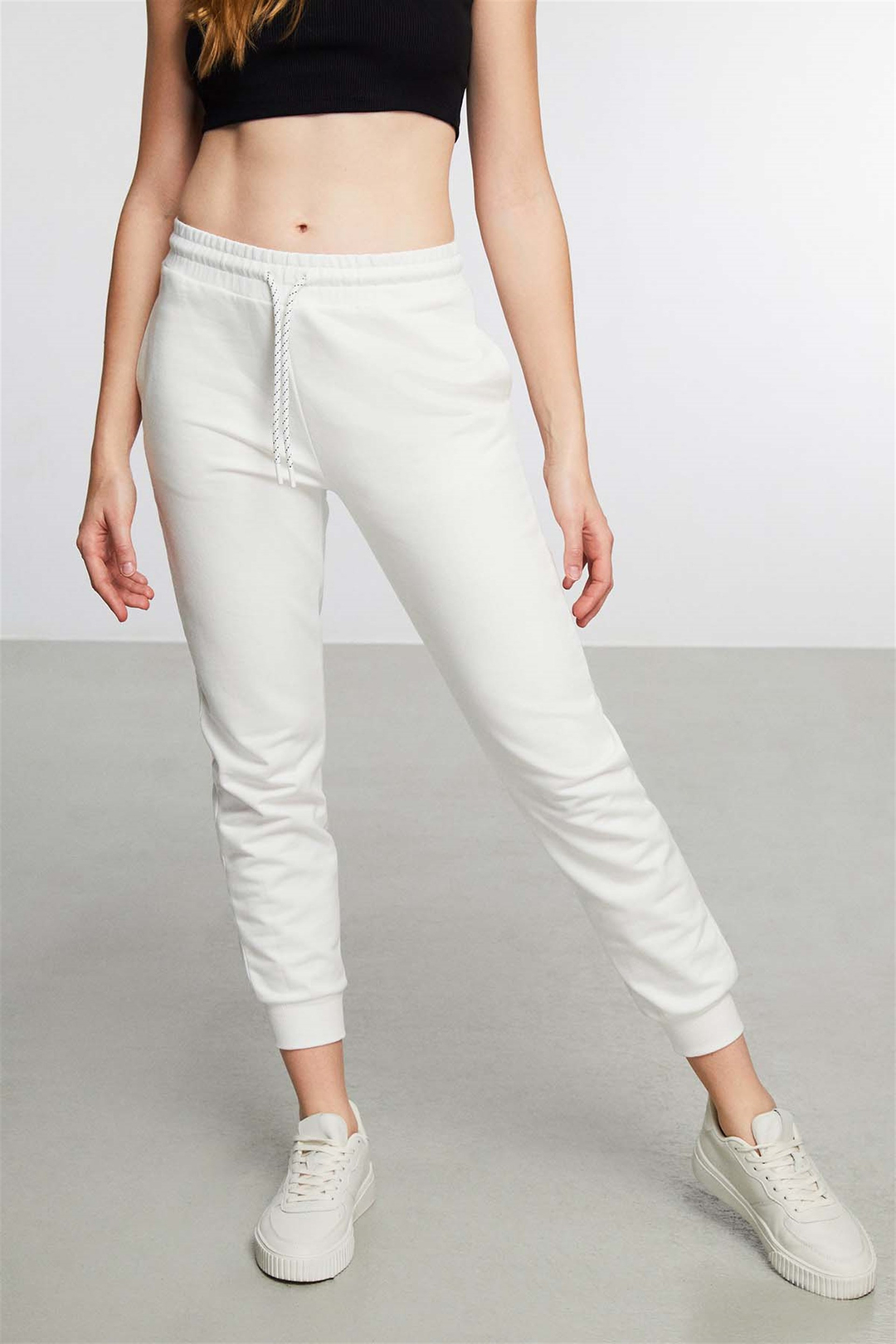 DORSET Örme Jogger Ekru  Pantolon