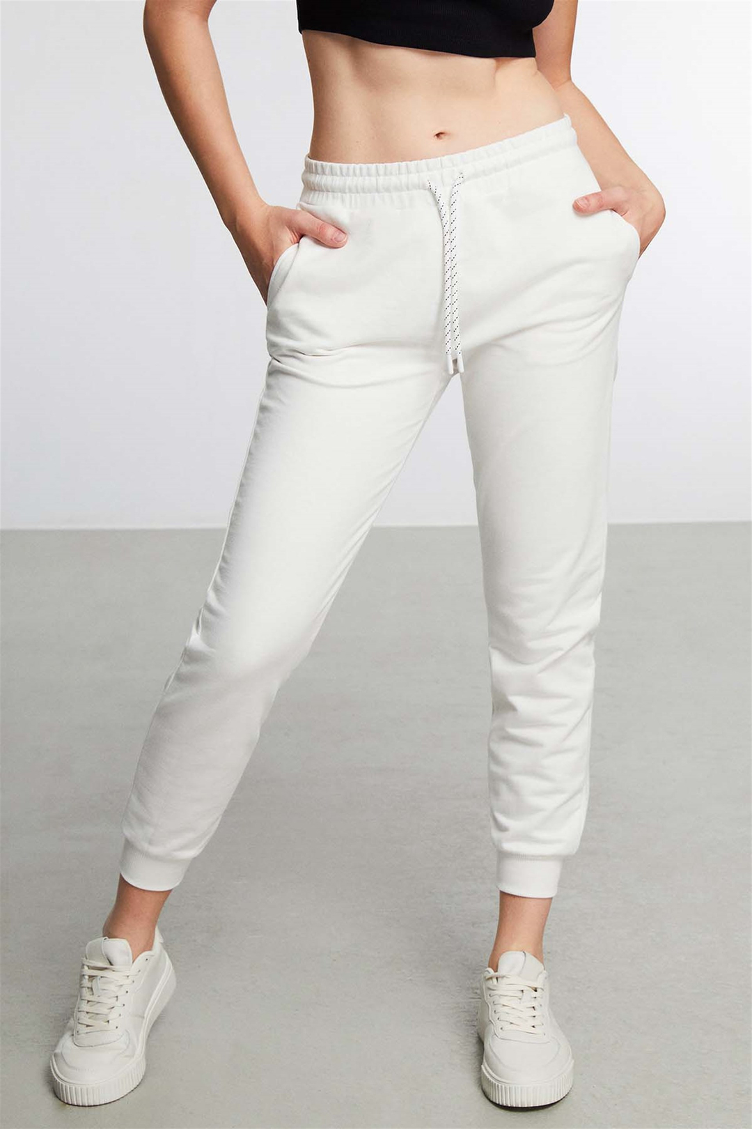 DORSET Örme Jogger Ekru  Pantolon