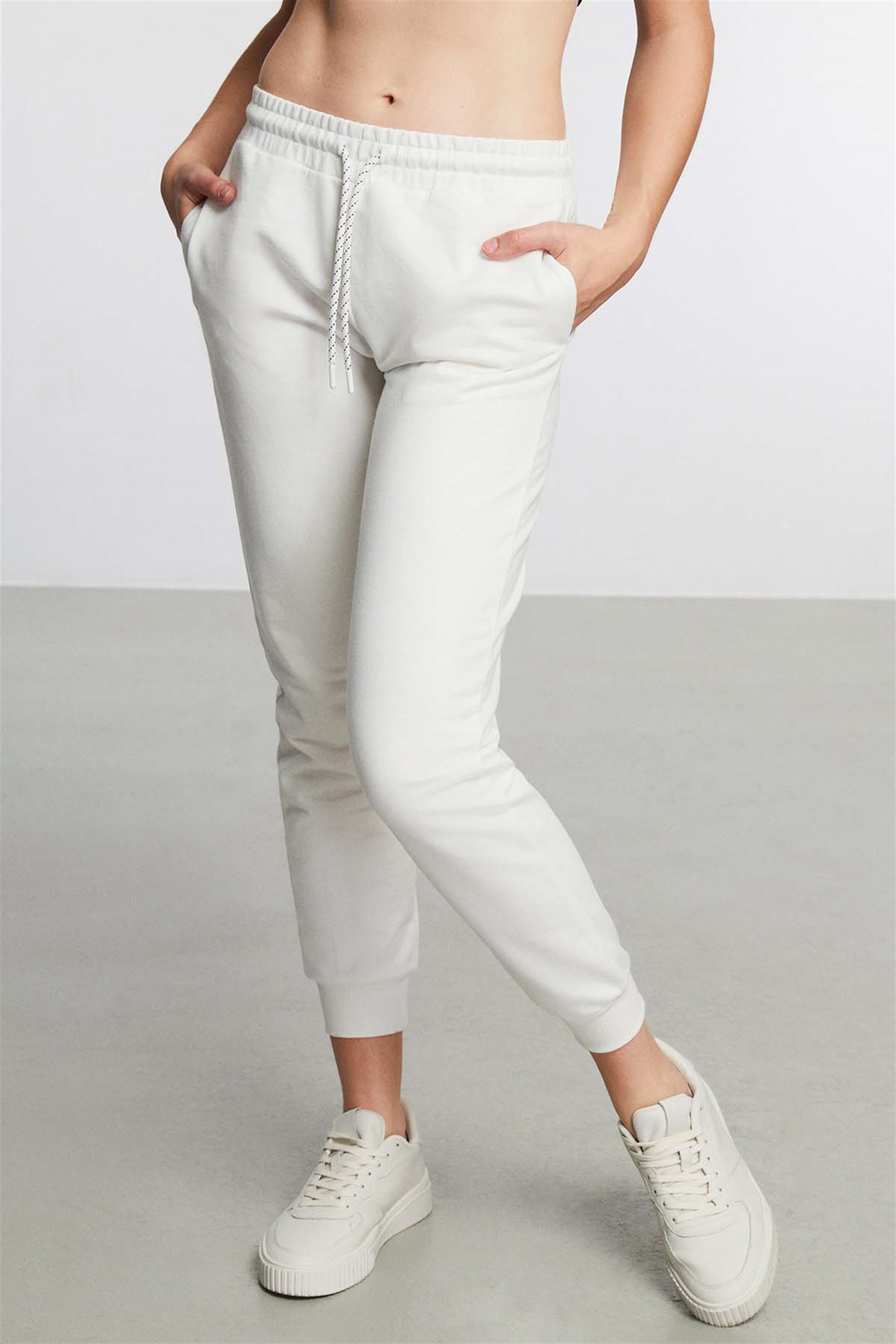 DORSET Örme Jogger Ekru  Pantolon