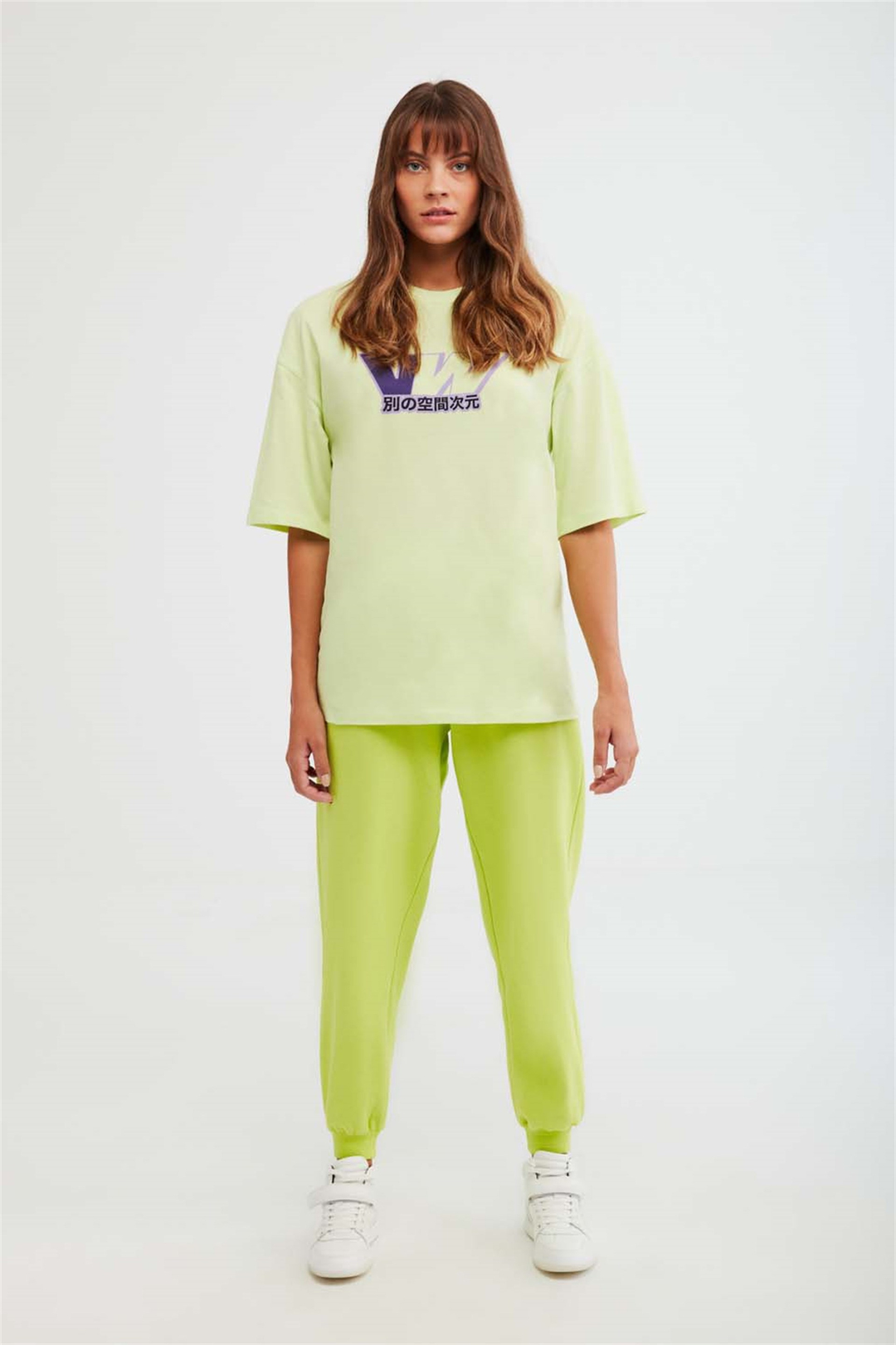 DRIFT Örme Oversize Yeşil  T-Shirt