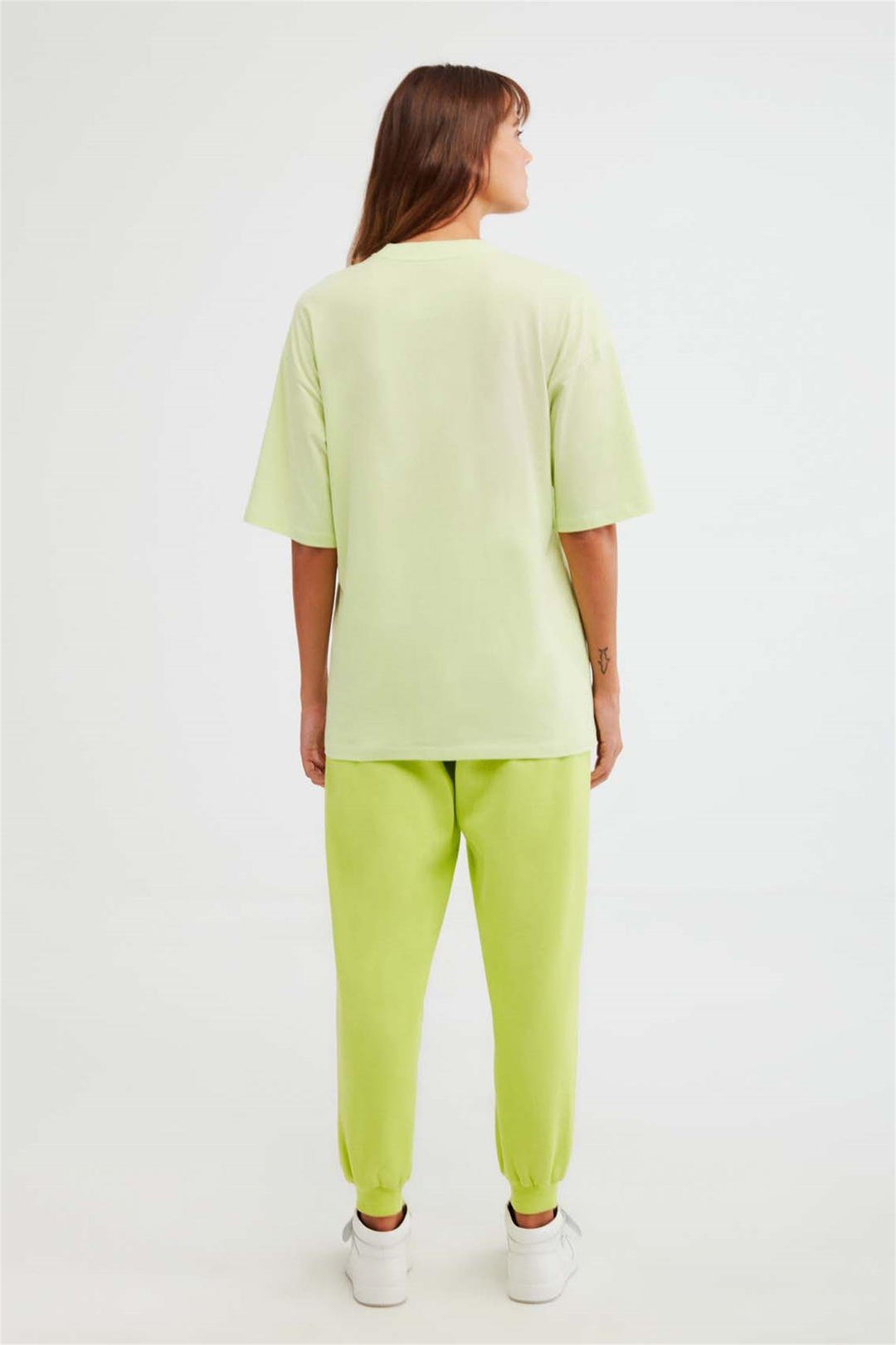 DRIFT Örme Oversize Yeşil  T-Shirt