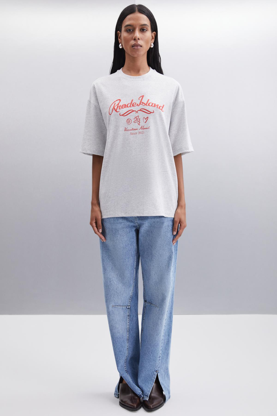 ENYGER  Crop Grimelanj Tekli T-Shirt