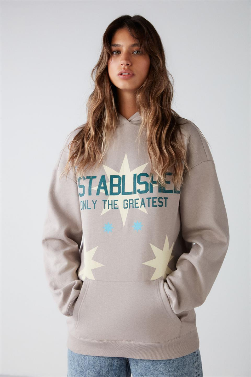 ESTABLISHED Örme Relaxed Vizon  Sweatshirt