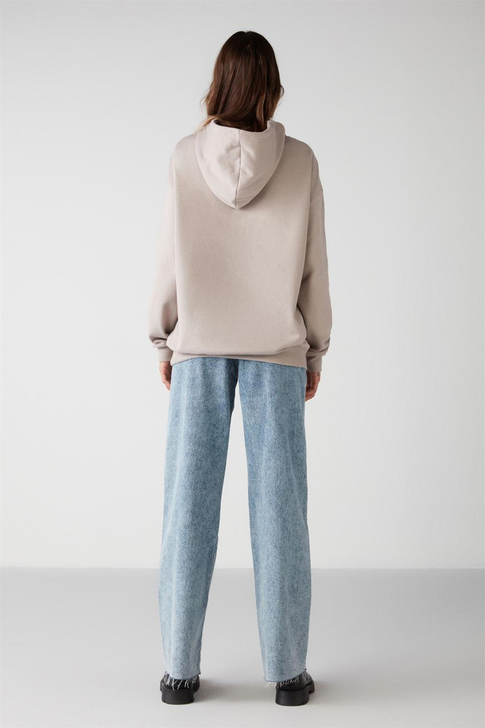 ESTABLISHED Örme Relaxed Vizon  Sweatshirt