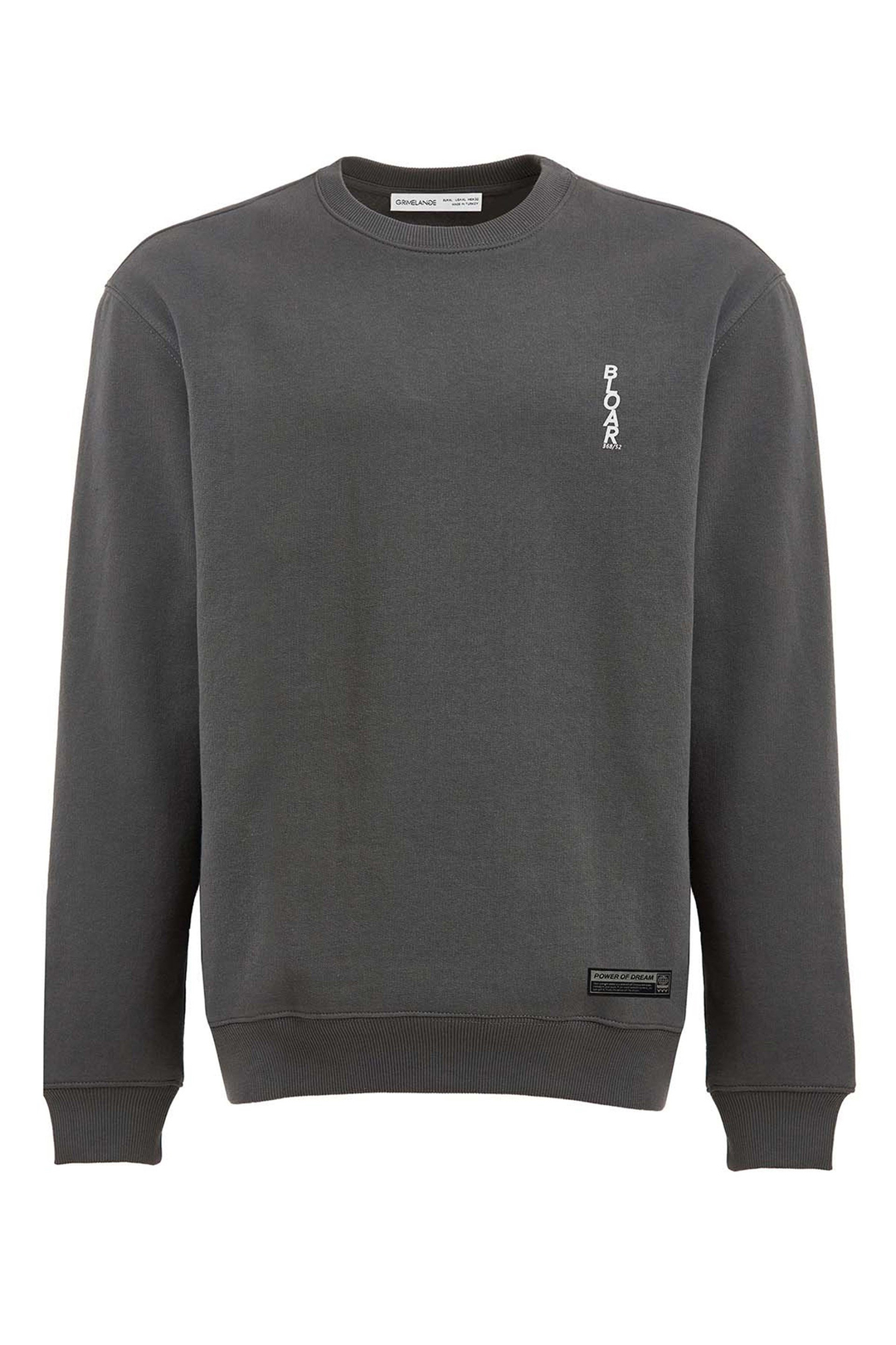 FAM Örme Comfort Fit Açık Gri  Sweatshirt