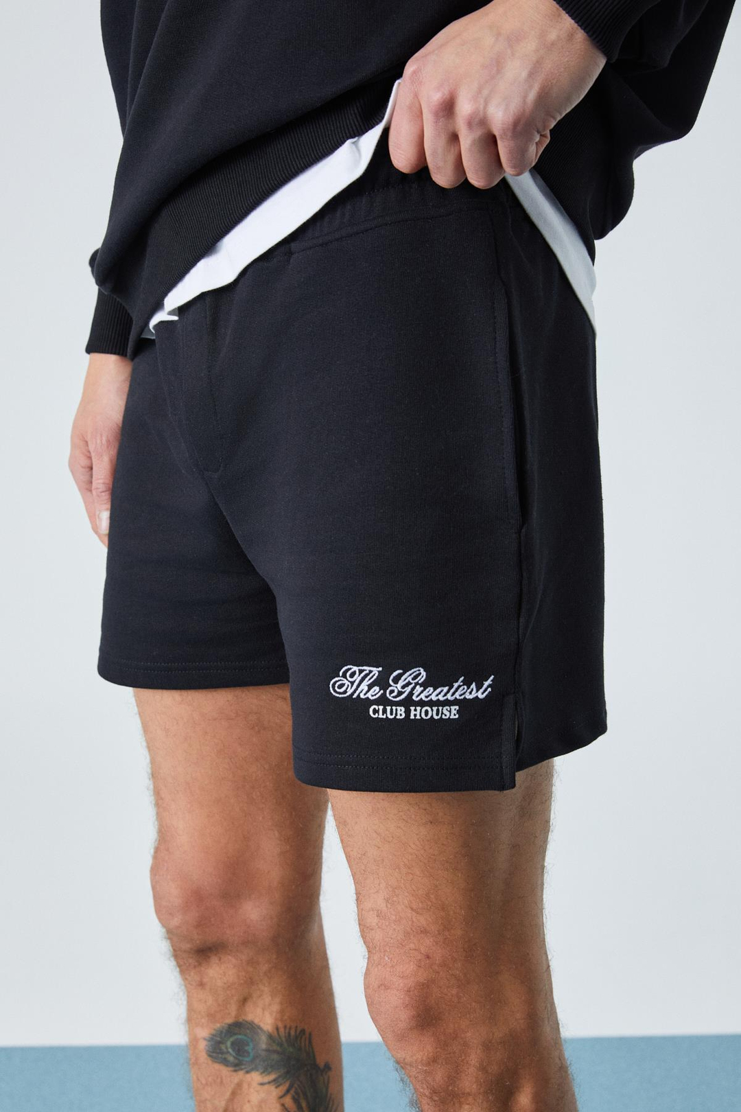 FEDERER Erkek Uzun Kollu Regular Bisiklet Yaka Siyah Alt-Üst Takım