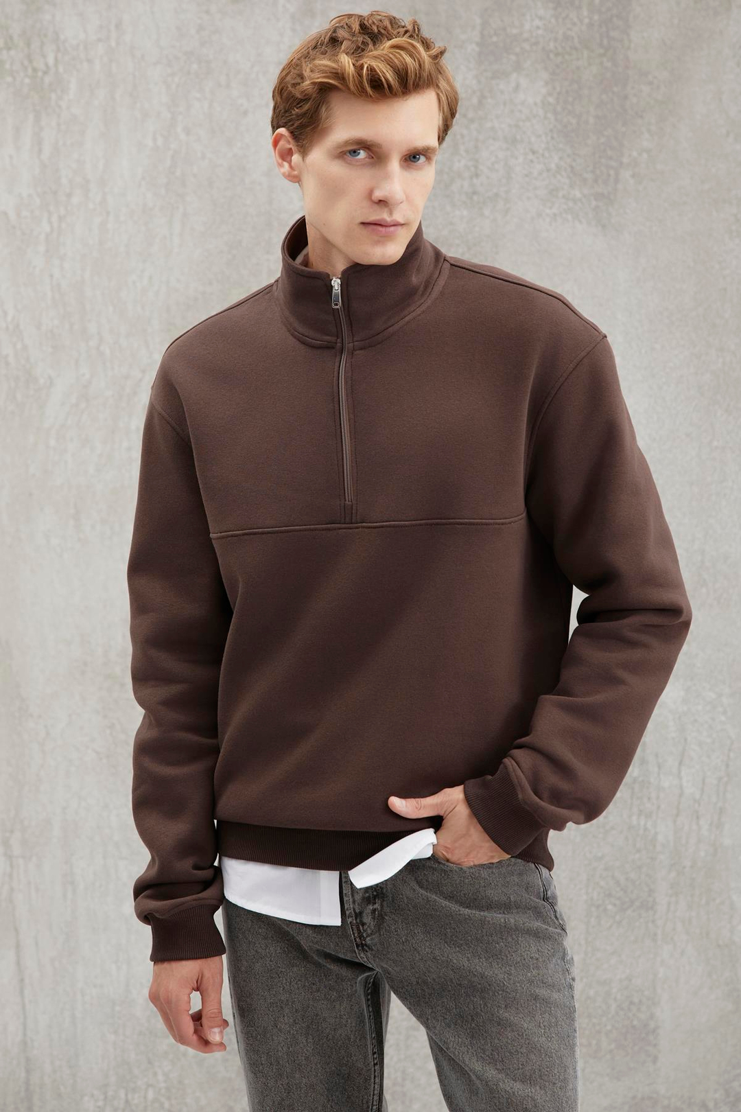 FRAME Relaxed Regular Kahverengi  Sweatshirt