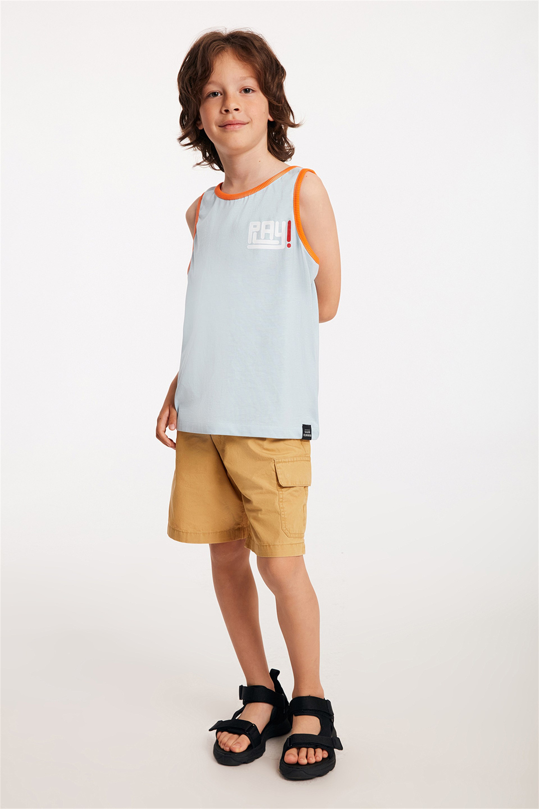 GAME Çocuk Mint Yeşili Baskılı Yuvarlak Yaka Comfort Fit T-Shirt